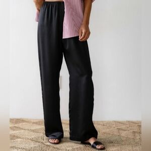 Satin Wide Leg Pants